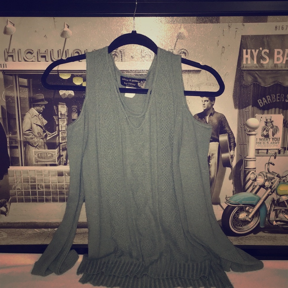 Green Knitted Sweater